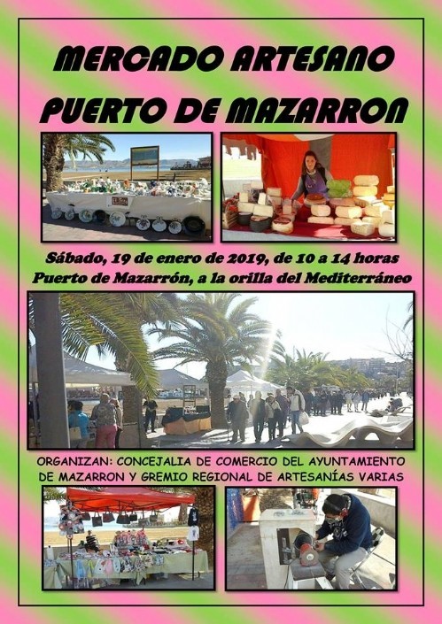 Vuelve el mercado artesano a Puerto de Mazarrón este sábado