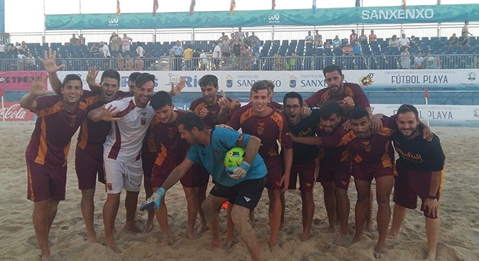 Las selección murciana senior y juvenil, a la final del Nacional de fútbol playa