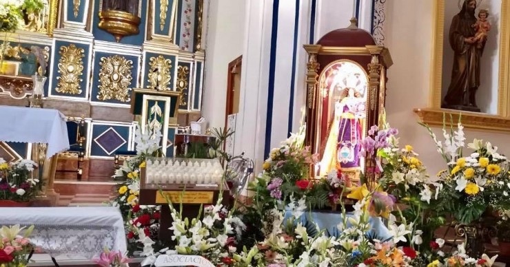 La comunidad ecuatoriana celebra la misa en honor a la Virgen del Cisne