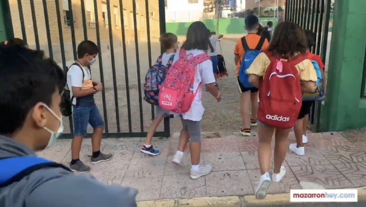 Comienzo del curso escolar en Mazarrón