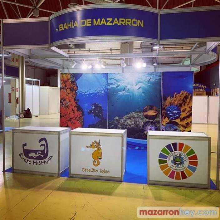 Mazarrón presente en la feria ‘Mediterránea Diving Show’ de Cornellá de Llobregat