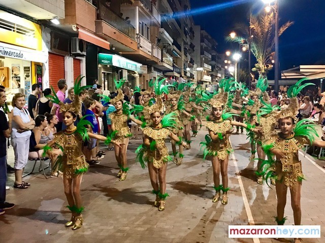 La comparsa mazarronera Salsalá obtuvo el primer premio por delante de El Pistonazo de Totana y de la Playas de Percheles en el Carnaval de Verano