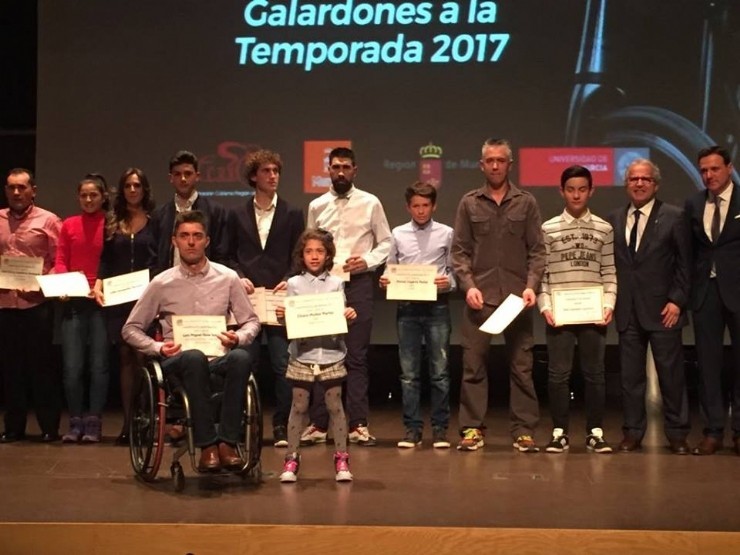 Chiara Muñoz recibe el galardón por los méritos deportivos del año 2017