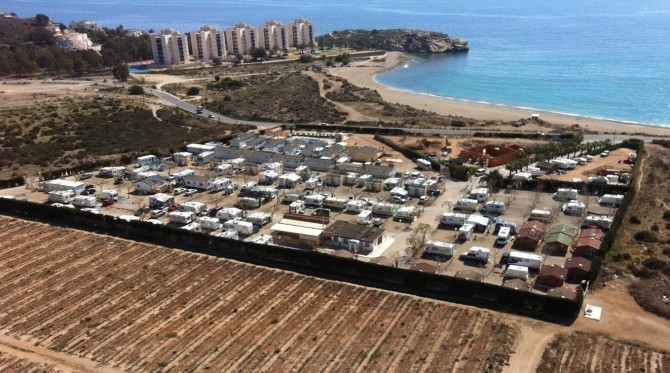 El TSJ rechaza la construcción de una piscina termal en un camping de Puerto de Mazarrón