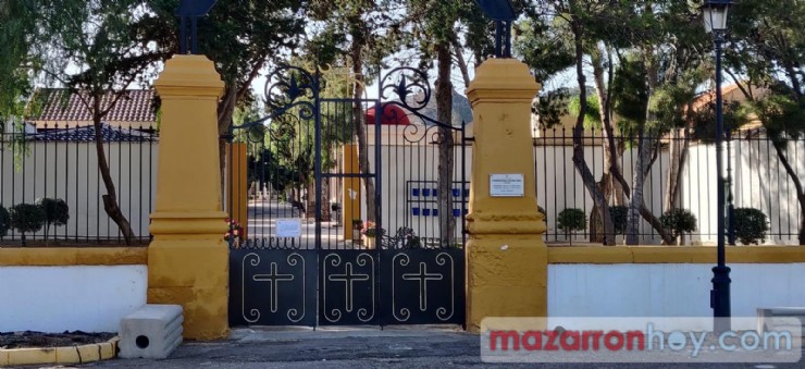 Mañana se vuelven a abrir los cementerios de Mazarrón 