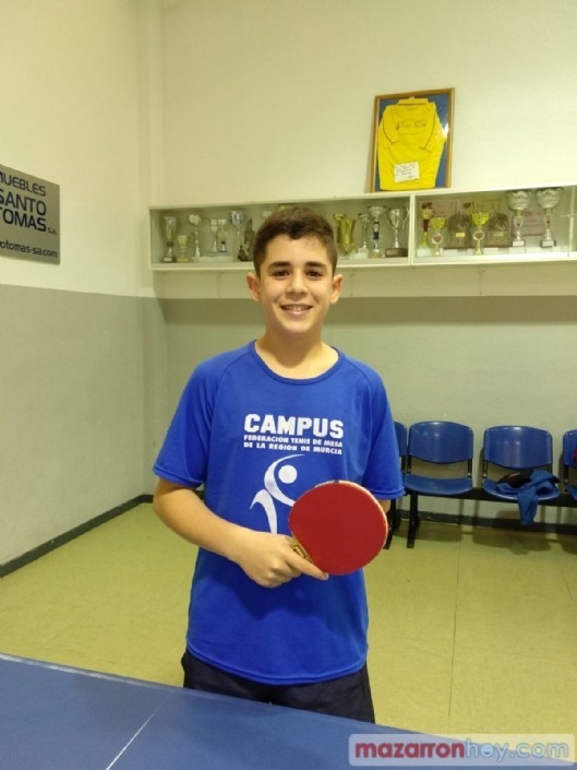 Gran actuación de Juan Francisco López en el Torneo Estatal de Tenis de Mesa de Valladolid