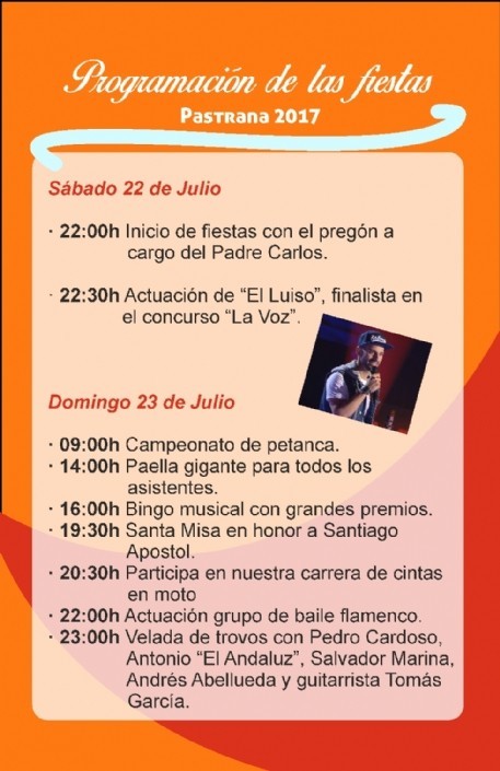 Fiestas de Pastrana en honor a Santiago Apóstol del 22 al 25 de julio