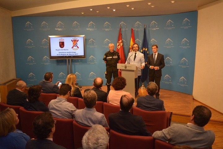 La Región acoge un simulacro único en España de nivel 2 de emergencia simultáneo por inundación y terremoto en Lorca y Mazarrón