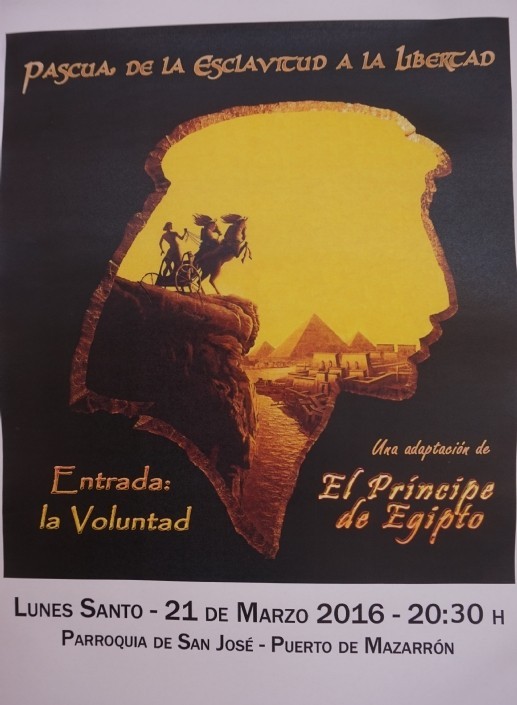 MUSICAL, 'Pascua, de la esclavitud a la libertad', próximo 21 de marzo en la Parroquia de San José.