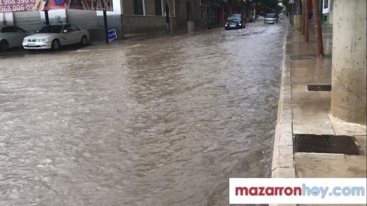 Elevan a Nivel Naranja la alerta por lluvias y tormentas en Mazarrón 