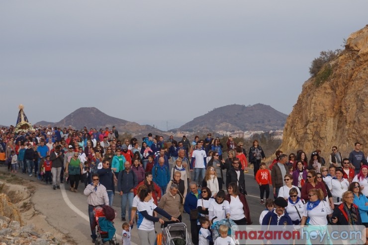 Miles de personas acompañan a la Purísima en el regreso a Bolnuevo.