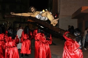 Procesión de LAS PROMESAS, CRISTO DE LA SOLEDAD. MIÉRCOLES SANTO en Mazarrón.