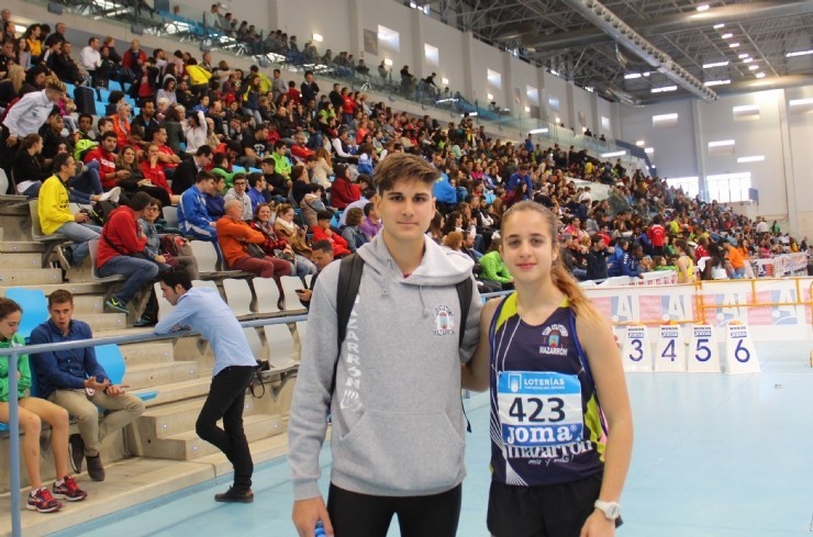 Los atletas Miriam Sánchez y Álvaro Carreño dentro de los 10 mejores de España.