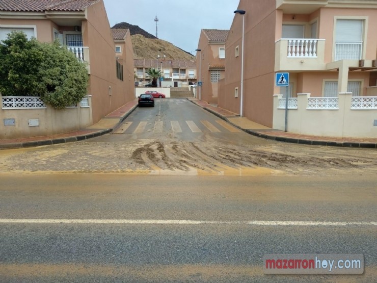 Aviso amarillo por lluvias para este martes en Mazarrón