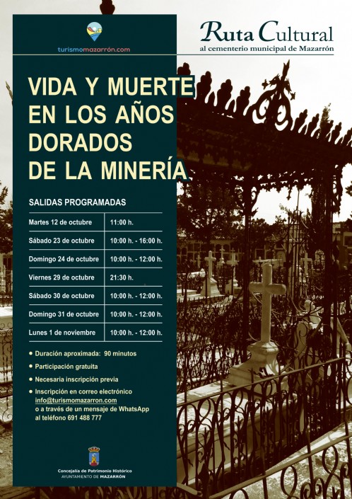 Vuelven las visitas guiadas al cementerio municipal de Mazarrón