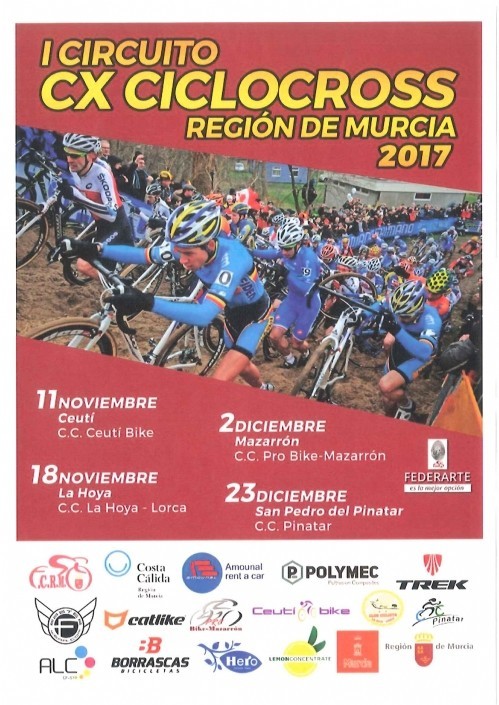 BMX y Ciclocross serán protagonistas en los próximos días en Mazarrón