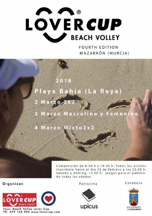 La playa de Bahía acogerá los días 2, 3 y 4 de marzo la Beach Volley Lover Cup