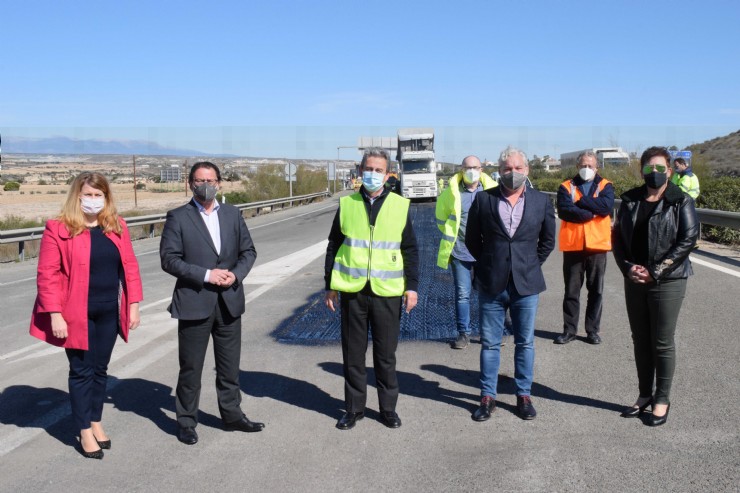 Fomento mejora la seguridad vial de la autovía que une Totana con Mazarrón