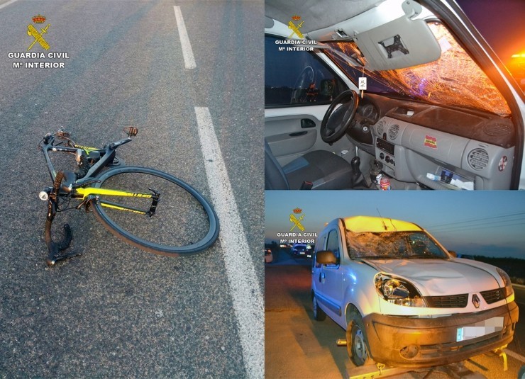 Detienen al conductor del vehículo fugado que atropelló a un ciclista cuando circulaba cuadruplicando la tasa de alcohol