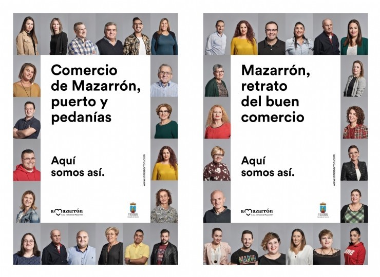 Los protagonistas de la campaña de aMazarrón se podrán ver por las calles del municipio