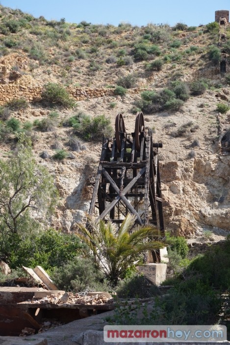 Cerca de 50 personas disfrutaron de la vista guiada a las minas de Mazarrón. Sábado 18 de marzo.