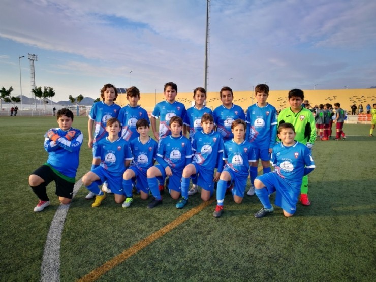 Las escuelas base de fútbol del CD Bala Azul y del Mazarrón dan los primeros pasos para unificarse