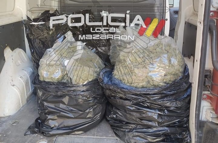 Policía Local interviene 40 kilos de marihuana en Mazarrón 