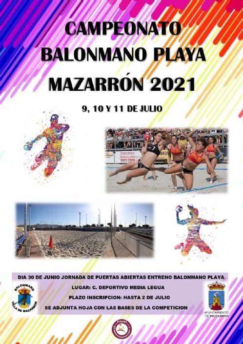 El Complejo Deportivo acogerá  el tercer campeonato de Balonmano Playa