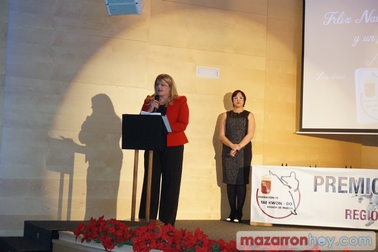 El Club Taekwondo Mazarrón entre los premiados en la Gala regional de Taekwondo celebrada en Mazarrón.