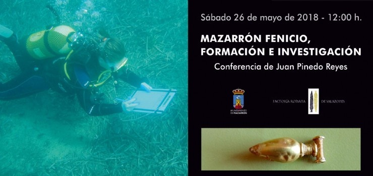 El arqueólogo Juan Pinedo ofrecerá el próximo sábado la conferencia titulada “Mazarrón Fenicio. Formación e Investigación”