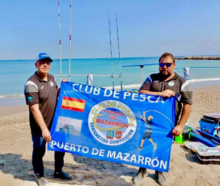 Meritorio sexto puesto para el dúo de pescadores mazarroneros en el Campeonato de España