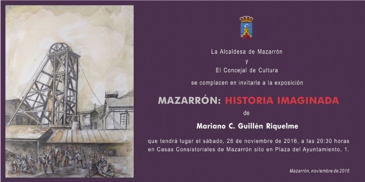 Mariano Guillén, Cronista Oficial de la Villa, presenta “Mazarrón: Historia Imaginada”