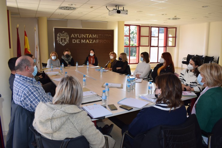 Ayer se reunió la Mesa local de coordinación contra la violencia de género de Mazarrón 
