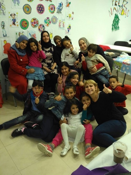 Los niños y niñas participantes en las aulas de apoyo y ocio educativo de Mazarrón y Totana celebran las vacaciones con una fiesta de Navidad