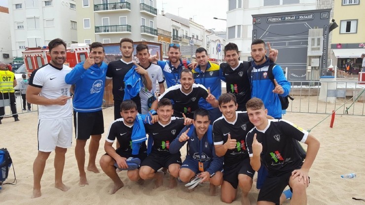 El Bala Azul masculino de fútbol playa debuta con triunfo en la Eurowinner Cup