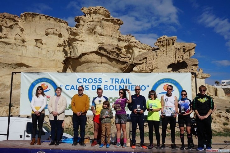 Guillermo Otero y Lidia Morales triunfan en el VII Cross-Trail “Calas de Bolnuevo