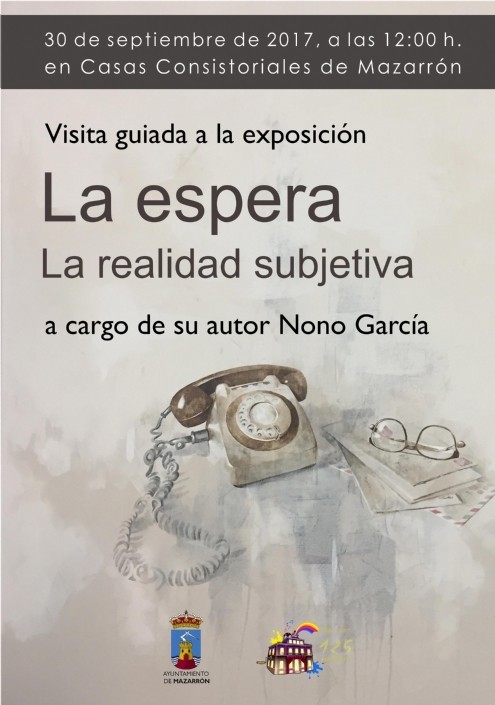 Nono García, ofrecerá el próximo sábado 30 de septiembre (12:00 horas) una visita guiada a su muestra “La Espera”