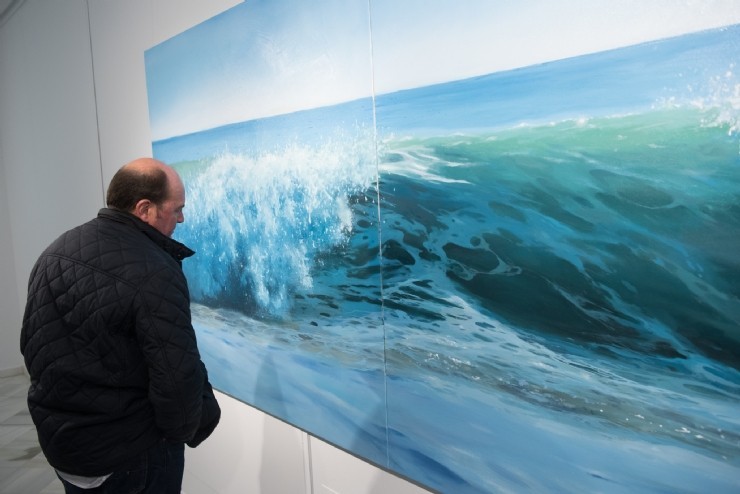 El artista Cristóbal Pérez García expondrá su obra “Mazarrón. El Mar y Yo” en Casas Consistoriales hasta el 16 de enero