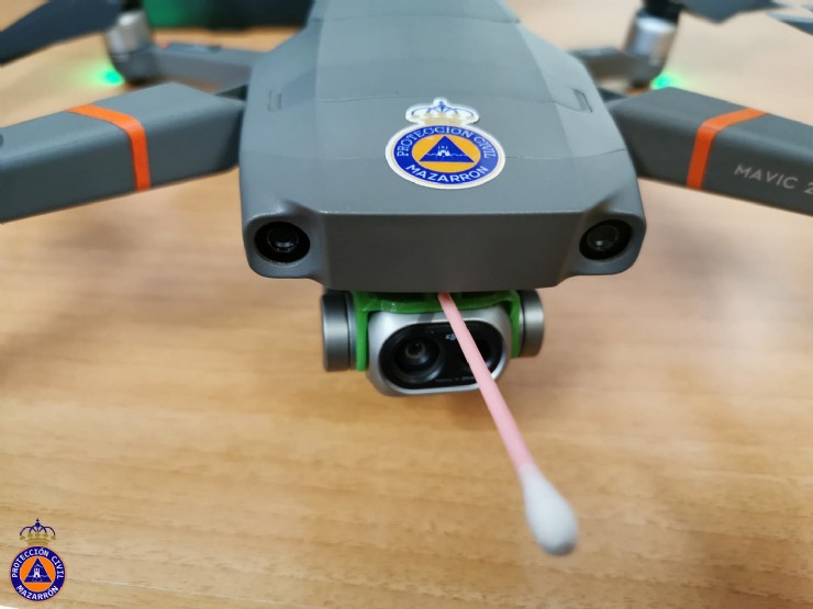 Drones para tomar la temperatura corporal en Mazarrón