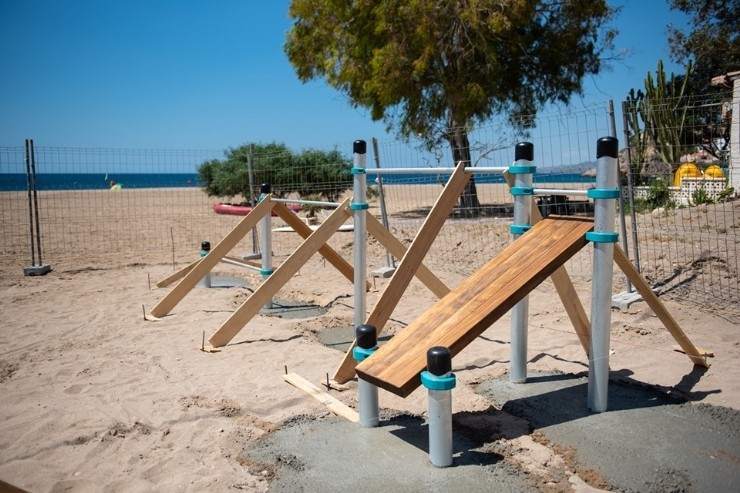 Bolnuevo tendrá la primera playa de la Región con instalaciones deportivas de Calistenia