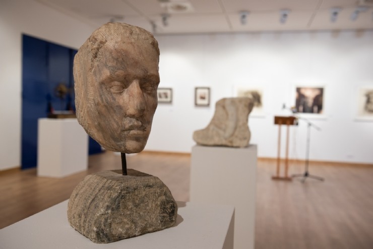 Exposición del grupo colectivo ‘ArtNostrum’ dedicada a los restos arqueológicos de Mazarrón