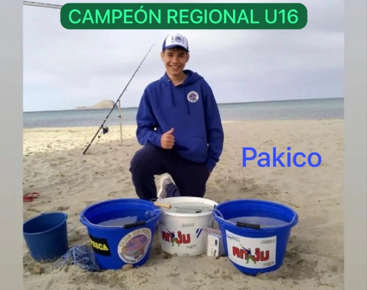 Pódium completo en el campeonato regional para el Club de Pesca Puerto de Mazarrón