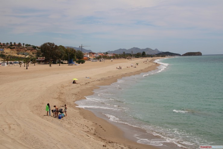 Responsabilidad y seguridad para disfrutar de las playas este fin de semana en Mazarrón