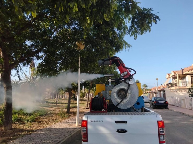 Nuevas fumigaciones contra los mosquitos en Mazarrón y Camposol 