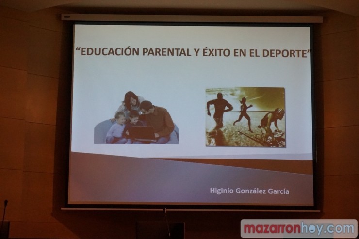 Higinio González, charla 'Educación Parental y Éxito en el Deporte', 29 septiembre. Centro Cultural de Mazarrón