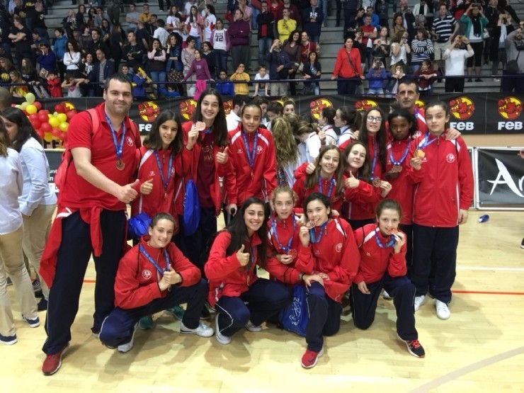 Tercer puesto en el grupo preferente para las chicas del Bahía Basket Mazarrón en el Campeonato de España de selecciones autonómicas