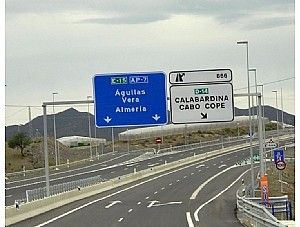 La Autopista AP-7 es gratuita desde hoy excepto el tramo Alicante-Vera
