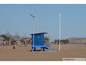 Los puestos de vigilancia de playas han abierto todos con bandera verde, excepto Calblanque (Cartagena), donde hay amarilla 