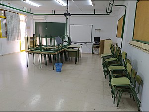 Se intensifica la limpieza y desinfección en los colegios del municipio
