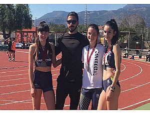 Triplete para Miriam Sáez en una sobresaliente participación del Club de Atletismo en Alhama de Murcia